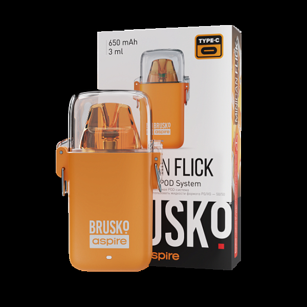 POD-система Brusko Minican Flick Оранжевый в Донецке