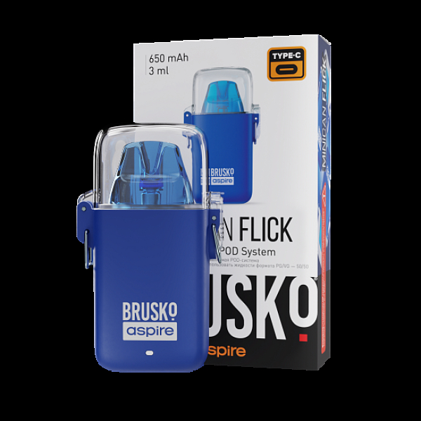 POD-система Brusko Minican Flick Синий в Донецке