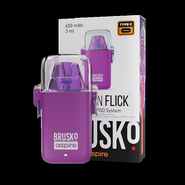 POD-система Brusko Minican Flick Фиолетовый в Донецке