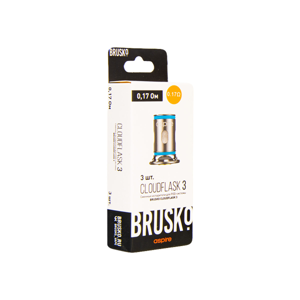 Испаритель Brusko Cloudflask 3 0.17 Ом 3 шт в Донецке
