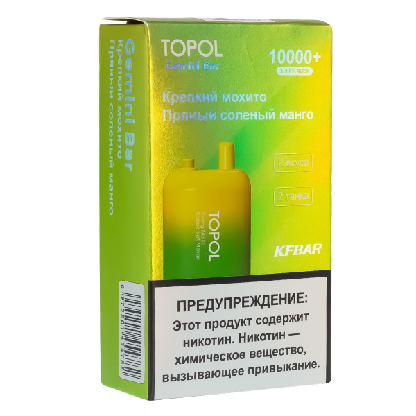 Электронка Topol Gemini Bar Strong Mohito | Spiced Salt Mango 10000 тяг в Донецке