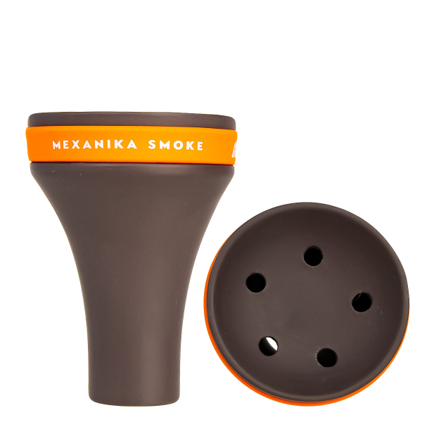 Чаша Mexanika Smoke Fancy Чёрная   С Оранжевым в Донецке