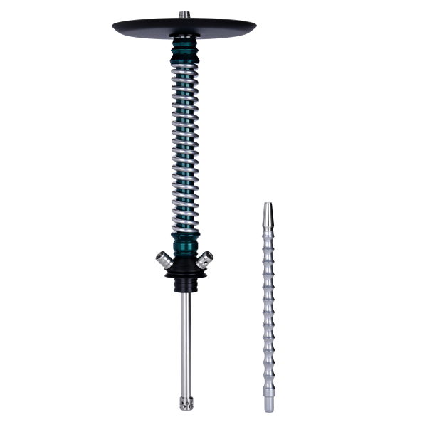 Кальян Mamay Customs Coilovers Зелёный Лак Хром в Донецке