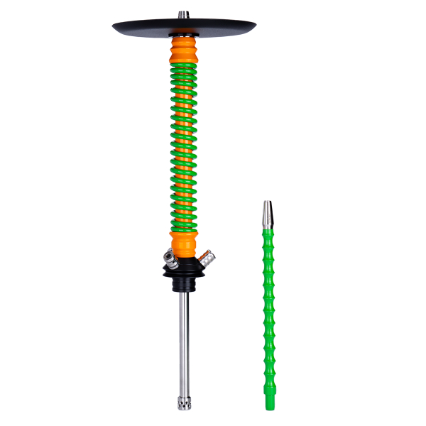 Кальян Mamay Customs Coilovers Оранжево Салатовый в Донецке