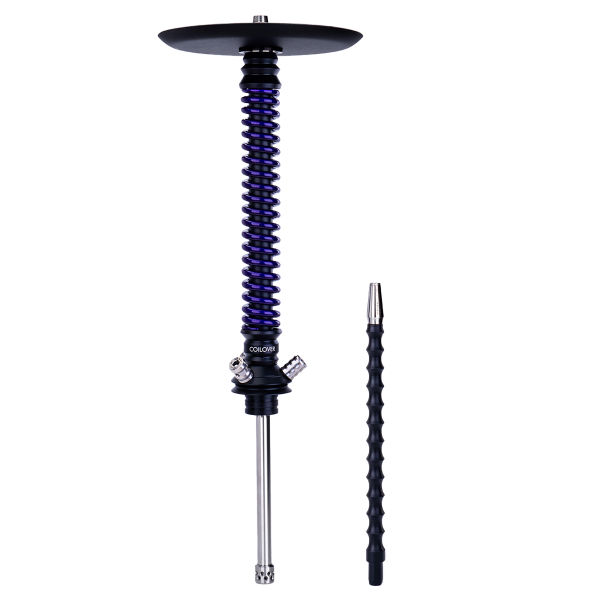 Кальян Mamay Customs Coilovers Чёрно Фиолетовый Лак в Донецке