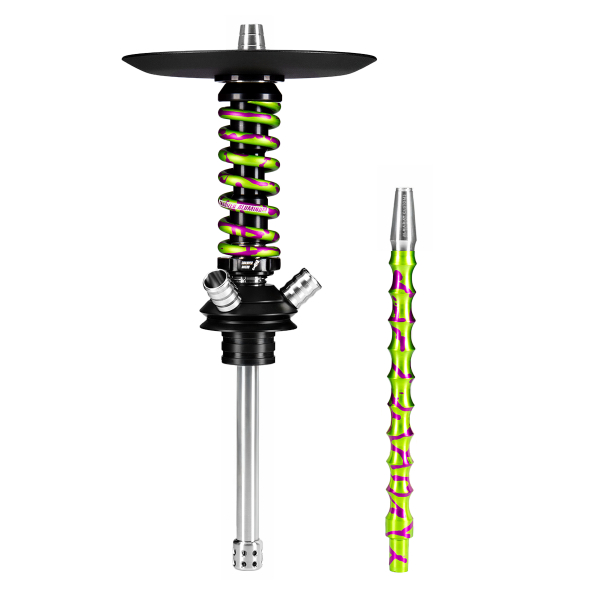 Кальян Mamay Customs Coilover Micro Салатово Пурпурный Сплеш в Донецке