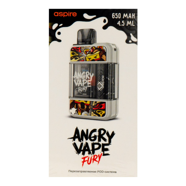 POD-система Brusko Angry Vape Fury 650 Mah Белый в Донецке
