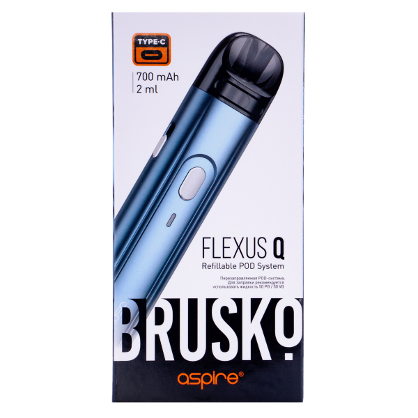 POD-система Brusko Flexus Q Небесно Голубой в Донецке