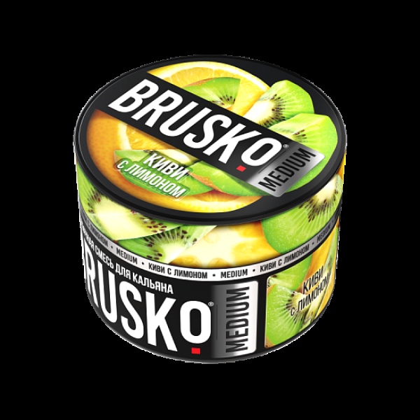 Бестабачная смесь Brusko Киви С Лимоном Medium 50 грамм в Донецке