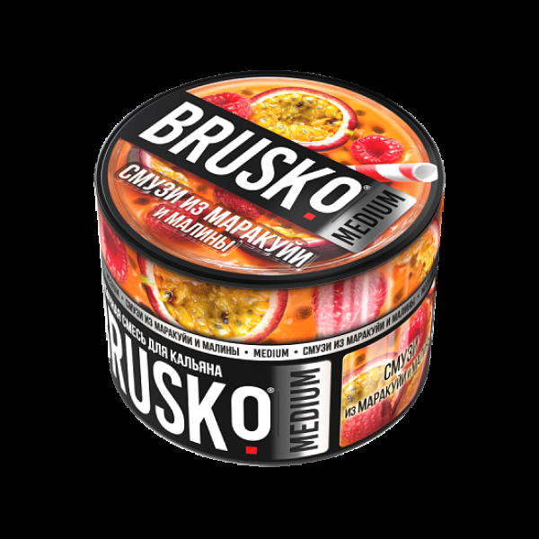 Бестабачная смесь Brusko Смузи Из Маракуйи И Малины Medium 50 грамм в Донецке