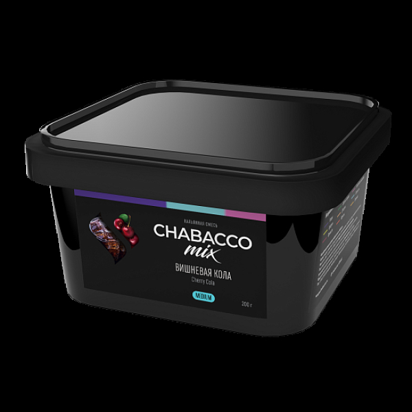 Бестабачная смесь Chabacco Mix Cherry Cola Вишневая Кола  Medium 200 грамм в Донецке