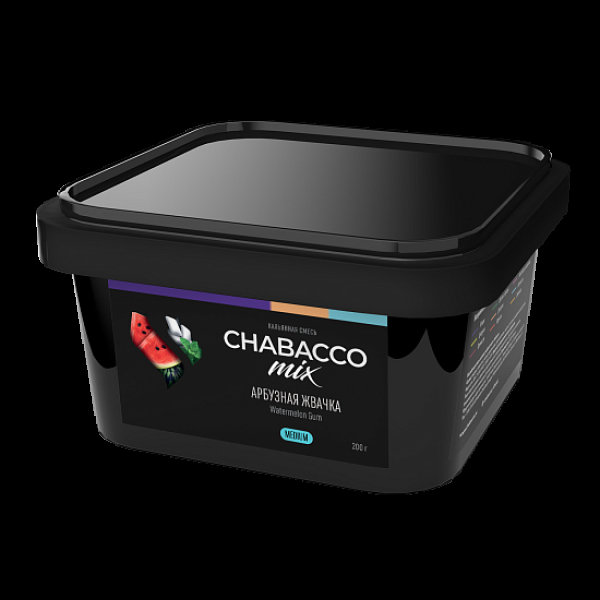 Бестабачная смесь Chabacco Mix Watermelon Gum Арбузная Жвачка  Medium 200 грамм в Донецке