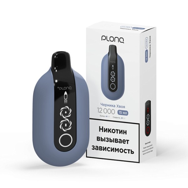 Электронка Plonq Ultra Черника Хвоя 12000 затяжек в Донецке