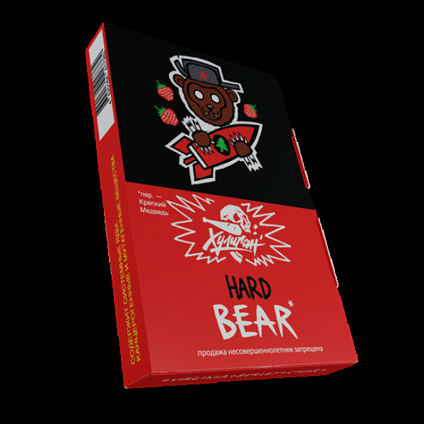 Табак Хулиган Hard Bear Клубника С Елкой 25 грамм в Донецке