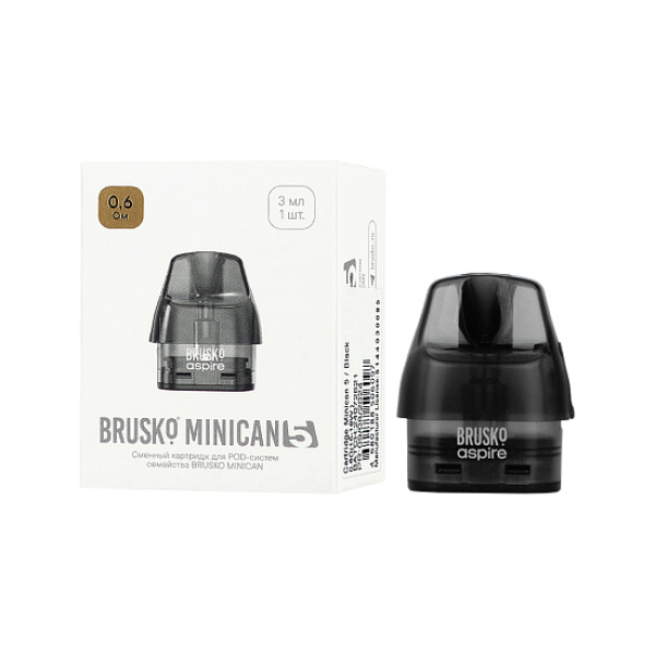 Сменный картридж Brusko Minican 5 0.6 Ом (3 мл, 1 шт.) в Донецке