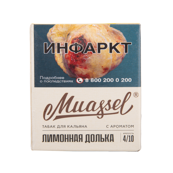 Табак Muassel Medium Лимонная Долька 40 грамм в Донецке