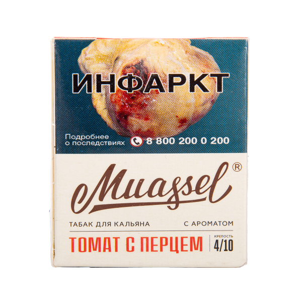 Табак Muassel Medium Томат С перцем 40 грамм в Донецке
