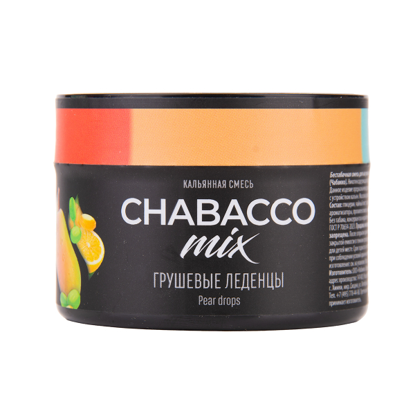 Бестабачная смесь Chabacco Mix Medium Pear Drops 40 грамм в Донецке