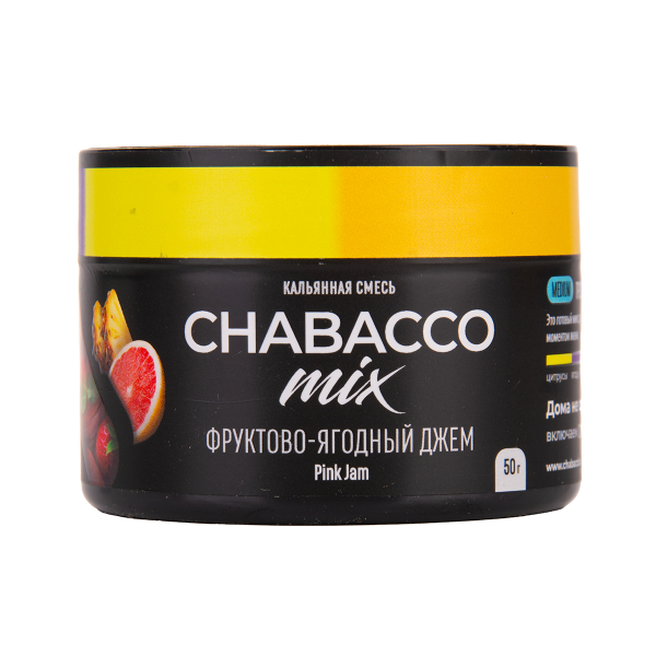 Бестабачная смесь Chabacco Mix Medium Pink Jam 40 грамм в Донецке