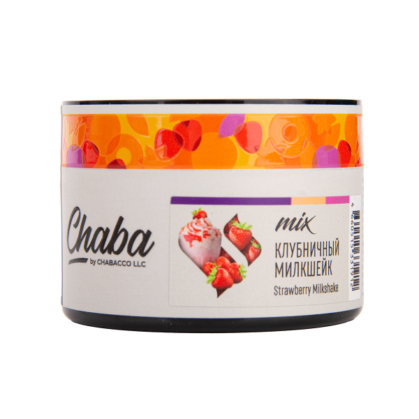 Бестабачная смесь Chaba Mix Strawberry Milkshake Nicotine Free 50 грамм в Донецке