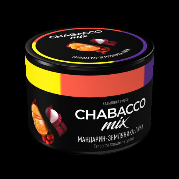 Бестабачная смесь Chabacco Mix Medium Tangerine Strawberry Lychee 40 грамм в Донецке