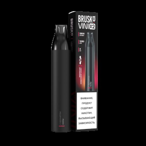 Электронка Brusko Vini X2 Кола 2800 затяжек в Донецке