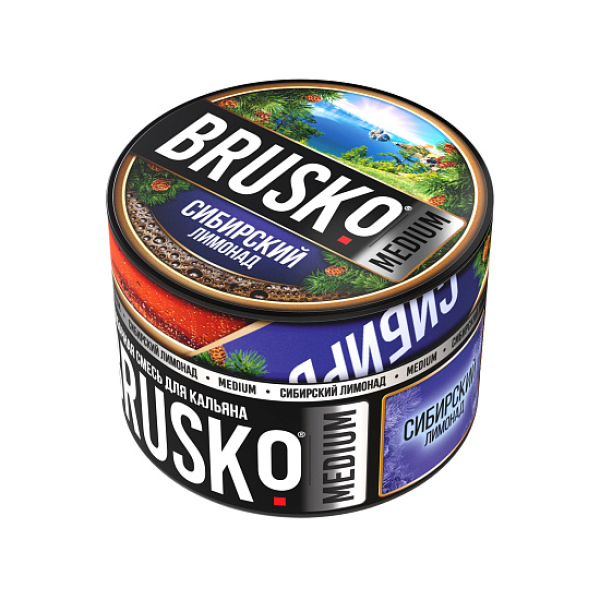 Бестабачная смесь Brusko Zero Сибирский Лимонад 50 грамм в Донецке