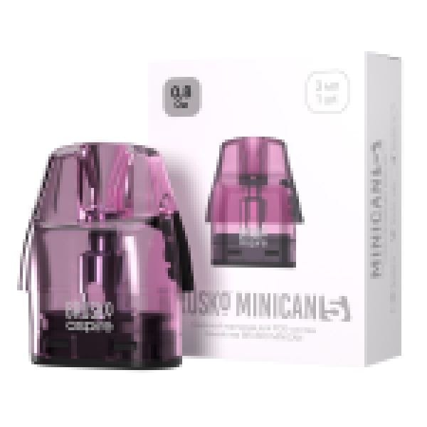 Картридж Brusko Minican 5 3 Мл 08 Ом Розовый Pink Упак. 1 Шт. в Донецке