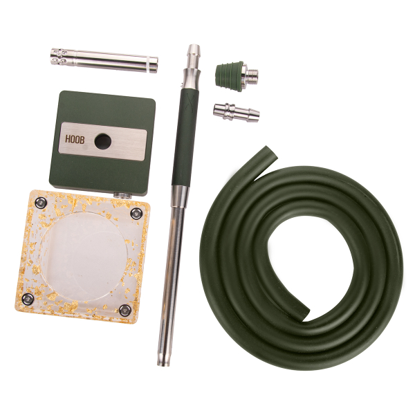 Кальян Hoob Subatom British Racing Green X Ss | Cube Mini Gold в Донецке