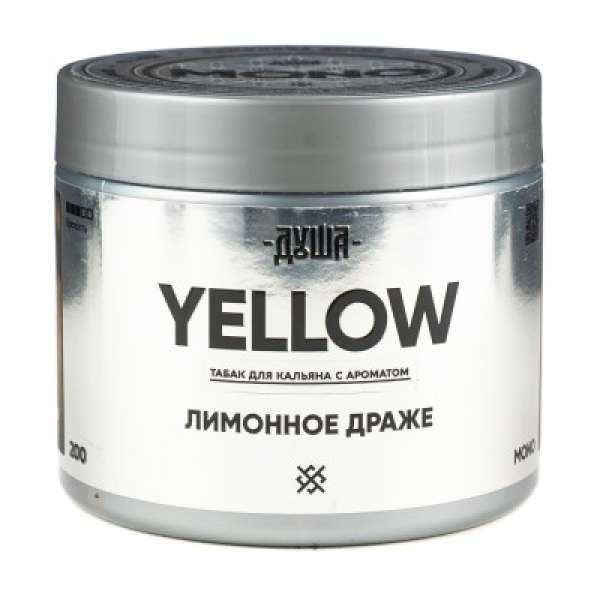 Табак Душа Yellow Лимонное Драже 200 грамм в Донецке