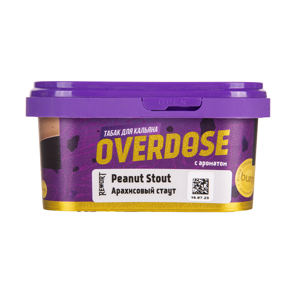 Табак Overdose Peanut Stout 200 грамм в Донецке
