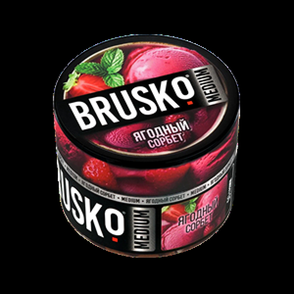 Бестабачная смесь Brusko Ягодный Сорбет 50 грамм в Донецке