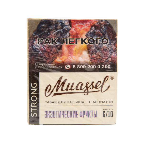 Табак Muassel Strong  Экзотические Фрукты 40 грамм в Донецке