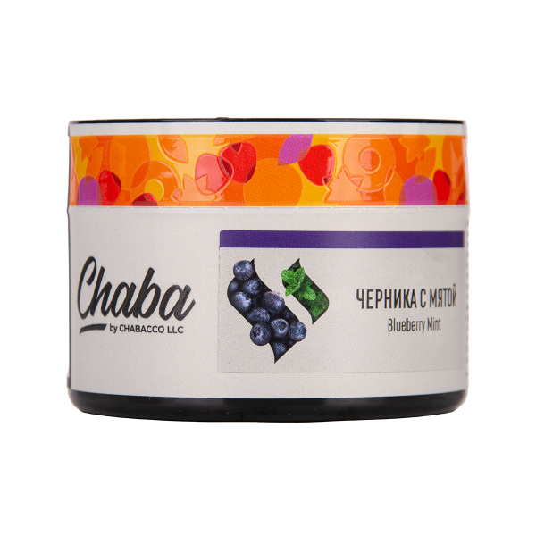 Бестабачная смесь Chaba Blueberry Mint Nicotine Free 40 грамм в Донецке