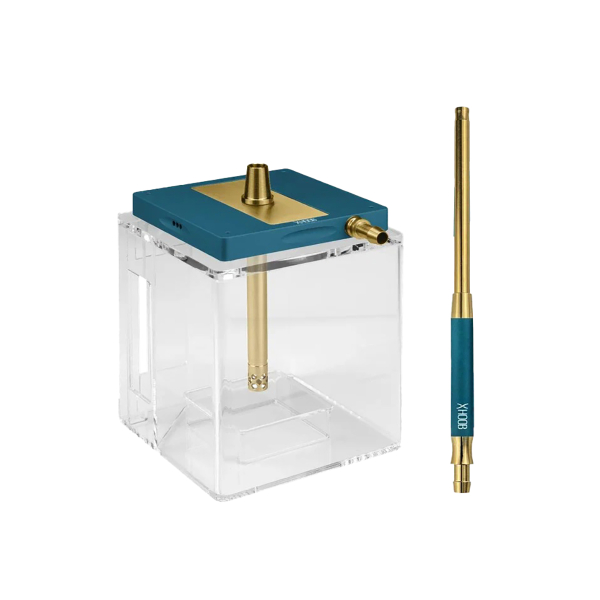 Кальян Hoob Atom Marine Blue X Gold | Hoob Cube в Донецке