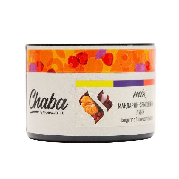 Безникотиновая смесь Chaba Mix Tangerine Strawberry Lychee Nicotine Free 40 грамм в Донецке