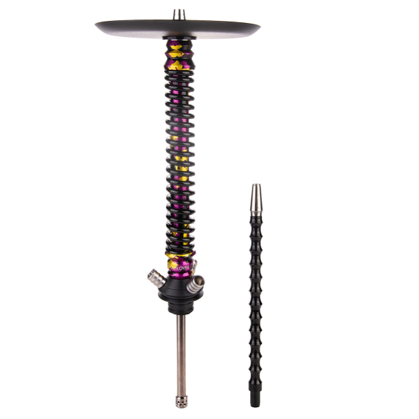 Кальян Mamay Customs Coilover Большой   Пурпурный/золотой Камуфляж Чёрный в Донецке