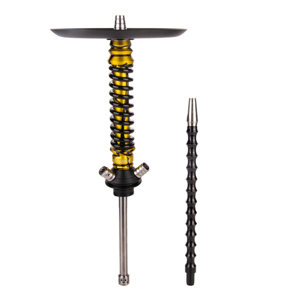 Кальян Mamay Customs Coilover Mini  Золотой Сплеш Чёрный в Донецке