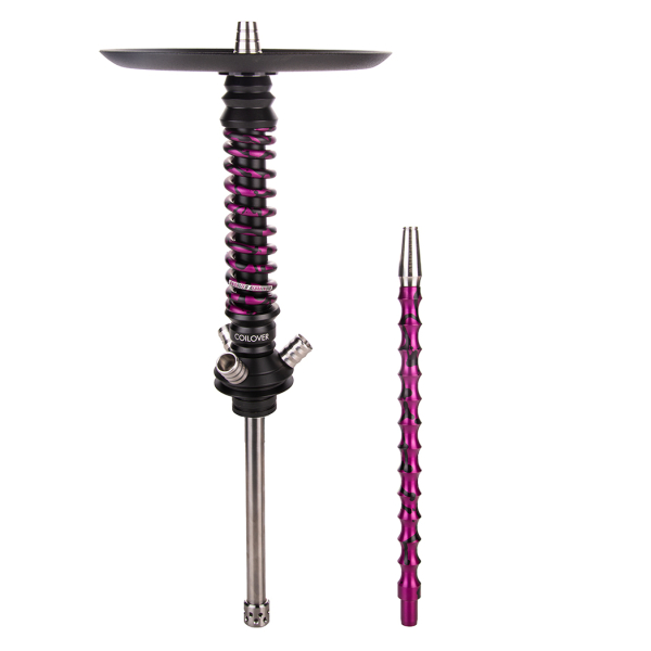 Кальян Mamay Customs Coilover Mini  Чёрный Пурпурный Сплеш в Донецке