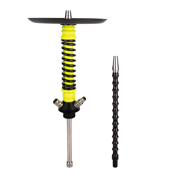 Кальян Mamay Customs Coilover Mini  Жёлтый Флюр Чёрный в Донецке