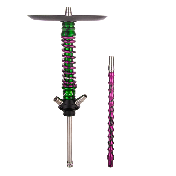 Кальян Mamay Customs Coilover Mini   Зелёный Сплеш Пурпурный Сплеш в Донецке