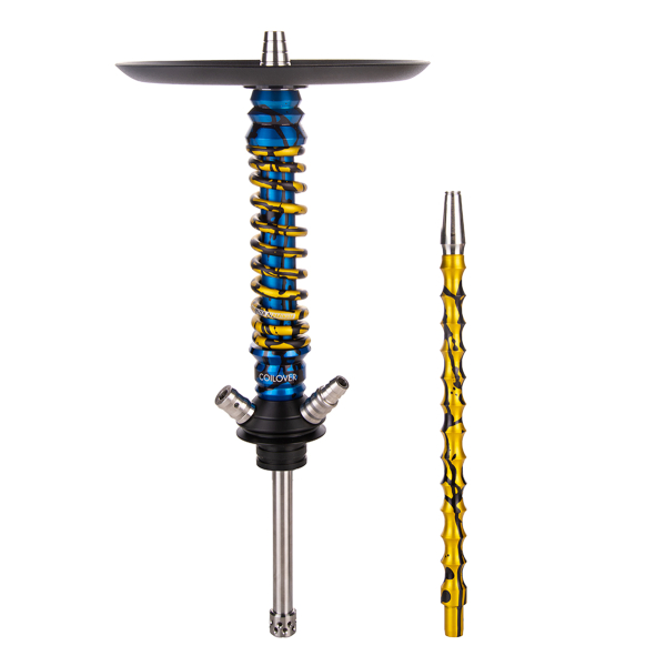 Кальян Mamay Customs Coilover Mini   Синий Сплеш Золотой Сплеш в Донецке