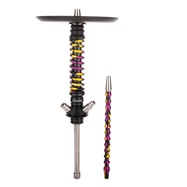 Кальян Mamay Customs Coilover Mini   Чёрный Пурпурный/золотой Камуфляж в Донецке