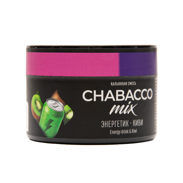 Бестабачная смесь Chabacco Medium Mix Energy Drink & Kiwi 40 грамм в Донецке