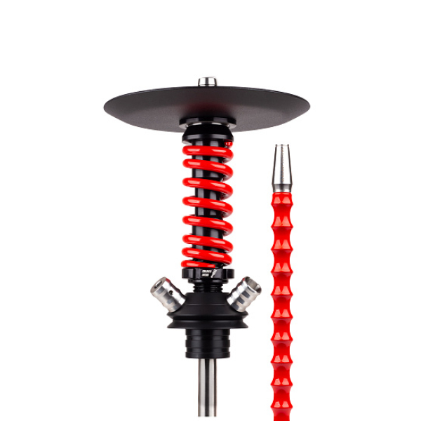 Кальян Mamay Customs Coilovers Micro Anod Черный Красный Глянец в Донецке
