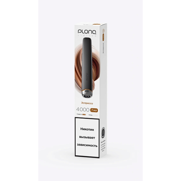Электронка Plonq Plus Pro Black Эспрессо 4000 затяжек в Донецке