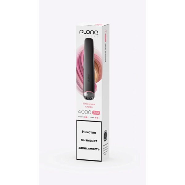 Электронка Plonq Plus Pro Black Японская Слива 4000 затяжек в Донецке