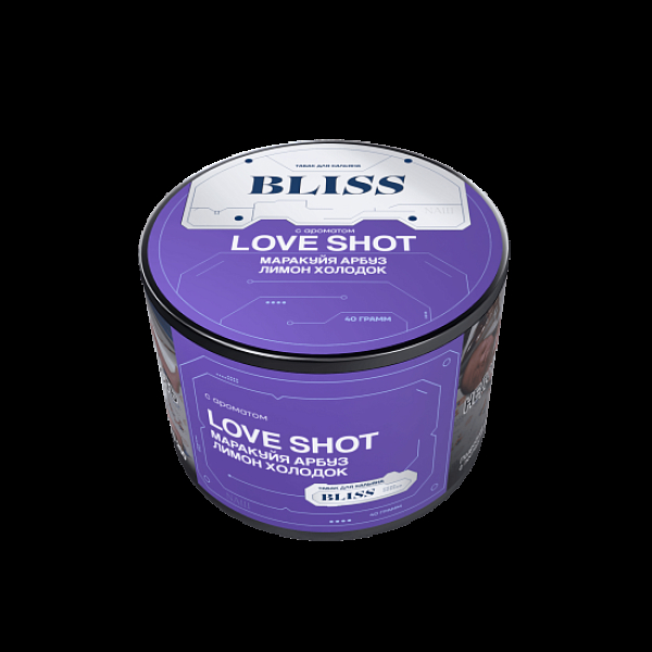 Табак Bliss Love Shot Маракуйя Арбуз Лимон Холодок 40 грамм в Донецке