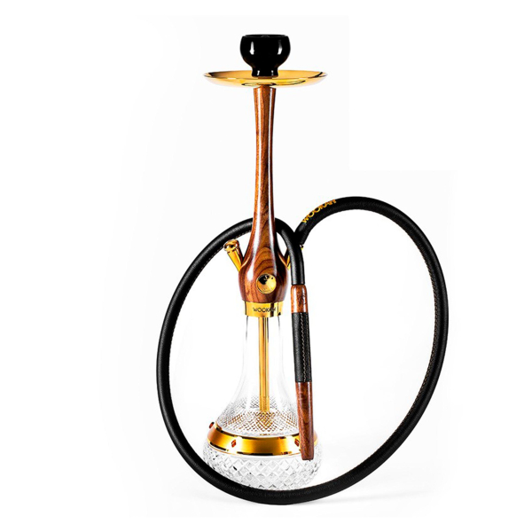 Кальян Wookah Walnut Gold Amber Click (золотой, 64 см) в Донецке